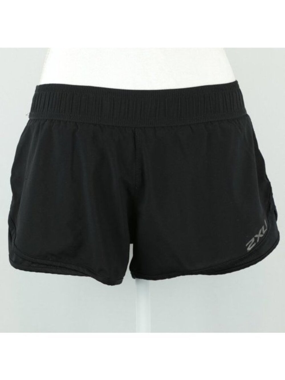 2XU Lightspeed Women's Small Black Mid Rise Lightweight Athletic Running Shorts
